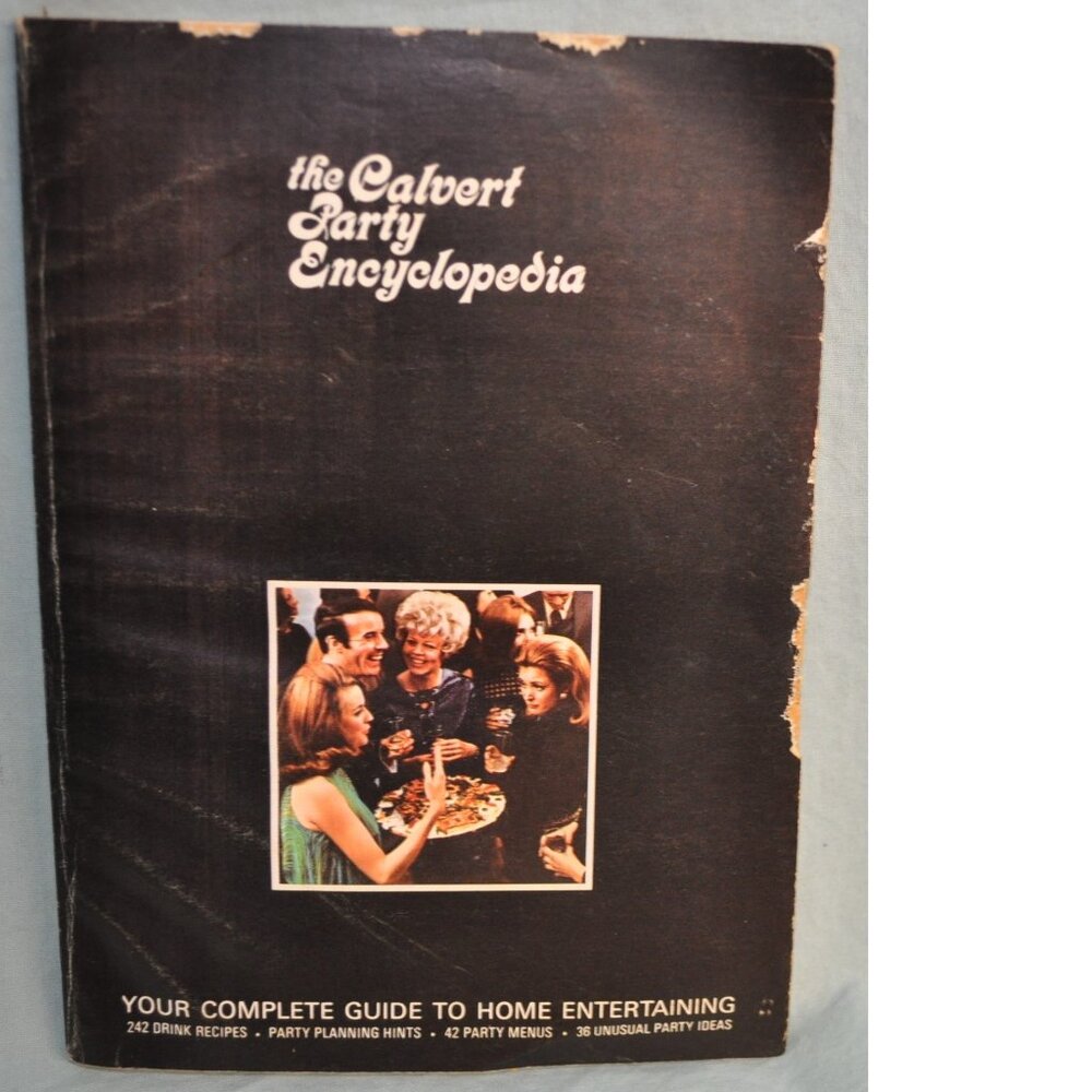 4 for $40 - The Calvert Party Encyclopedia vintage 1968 MCM entertaining (105)